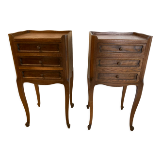 Pair of Louis XV style bedside tables