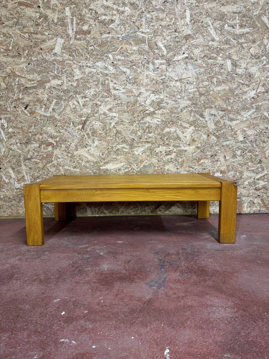 Coffee table in elm - 1980s - Regain House style