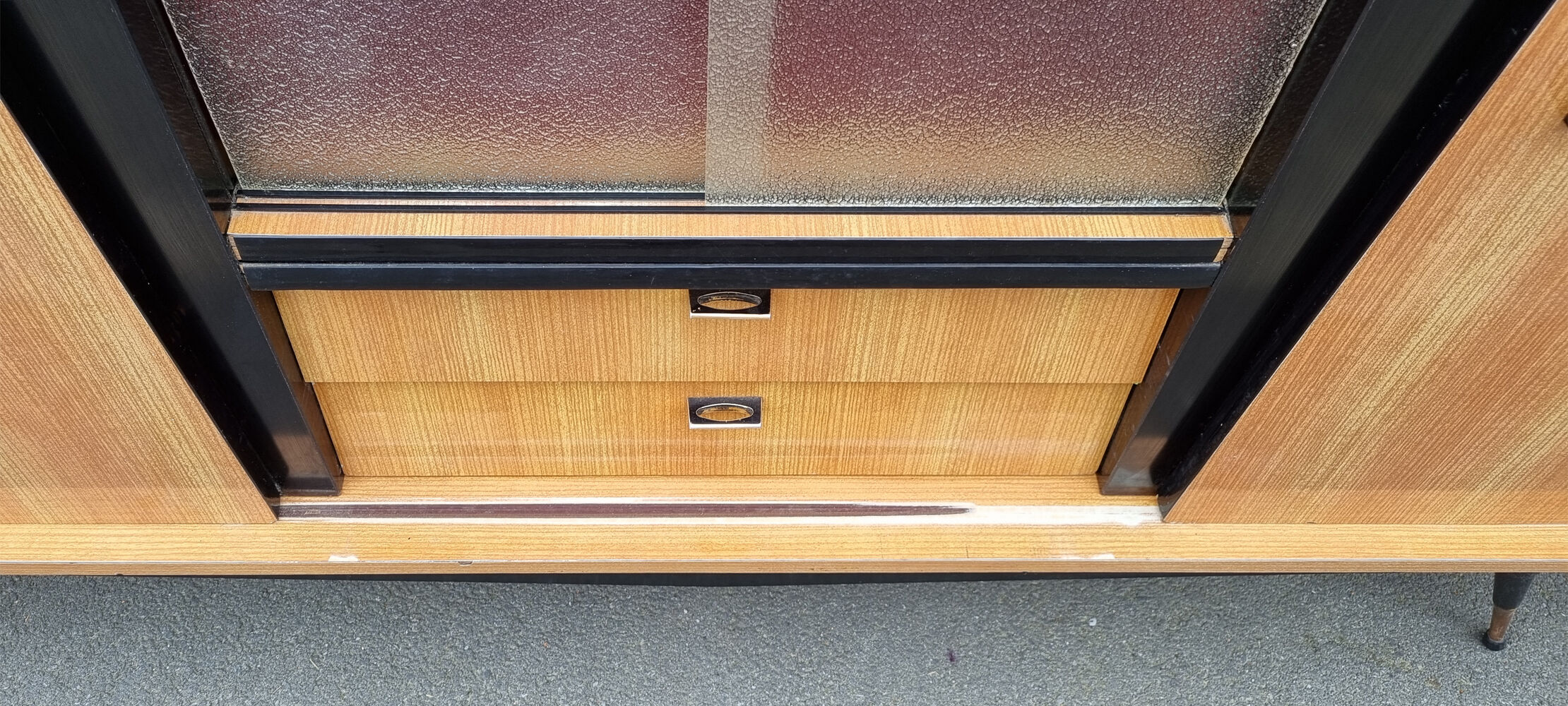 Low buffet in a formica rockabilly, vintage, 50s