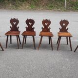 Set of 6 mountain chairs