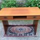 Bureau marine vintage en teck à 2 tiroirs