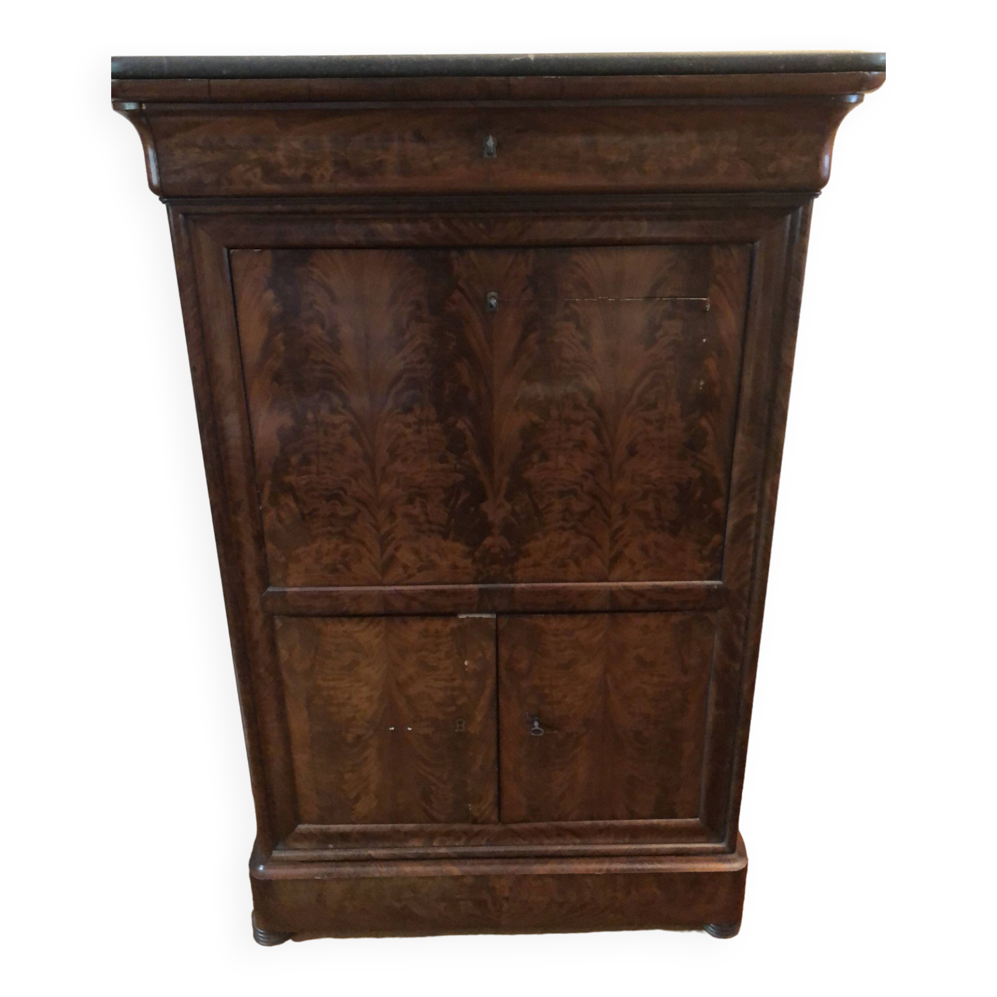 LOUIS PHILIPPE PERIOD MAHOGANY SECRETARY