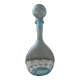 Carafe bleue verre soufflé Biot