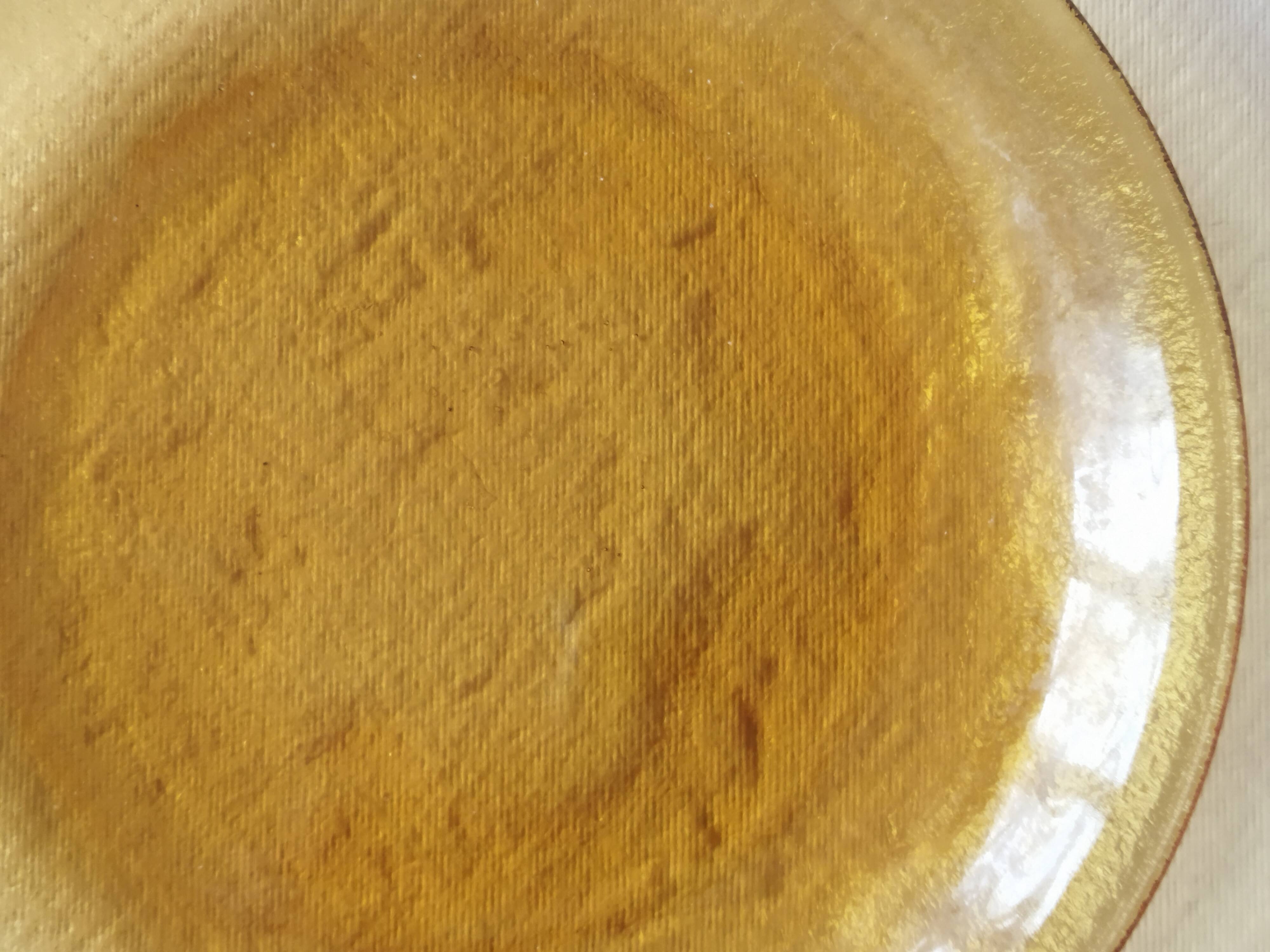 12 Arcoroc Sierra Ambre dessert plates