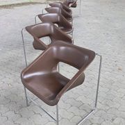 Set of 6 "Lotus Series" armchairs by Paul Boulva-Artopex, Canada - 1970