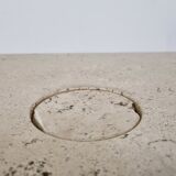 Angelo Mangiarotti Travertine Coffee Table for Up&Up, Italy