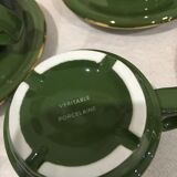 Lot of 5 cups green bistro