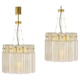 Suspension en Verre Limburg, Allemagne, Années 1970