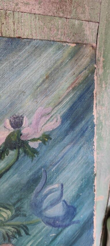 Painting on canvas by H. Fretin-Lunel