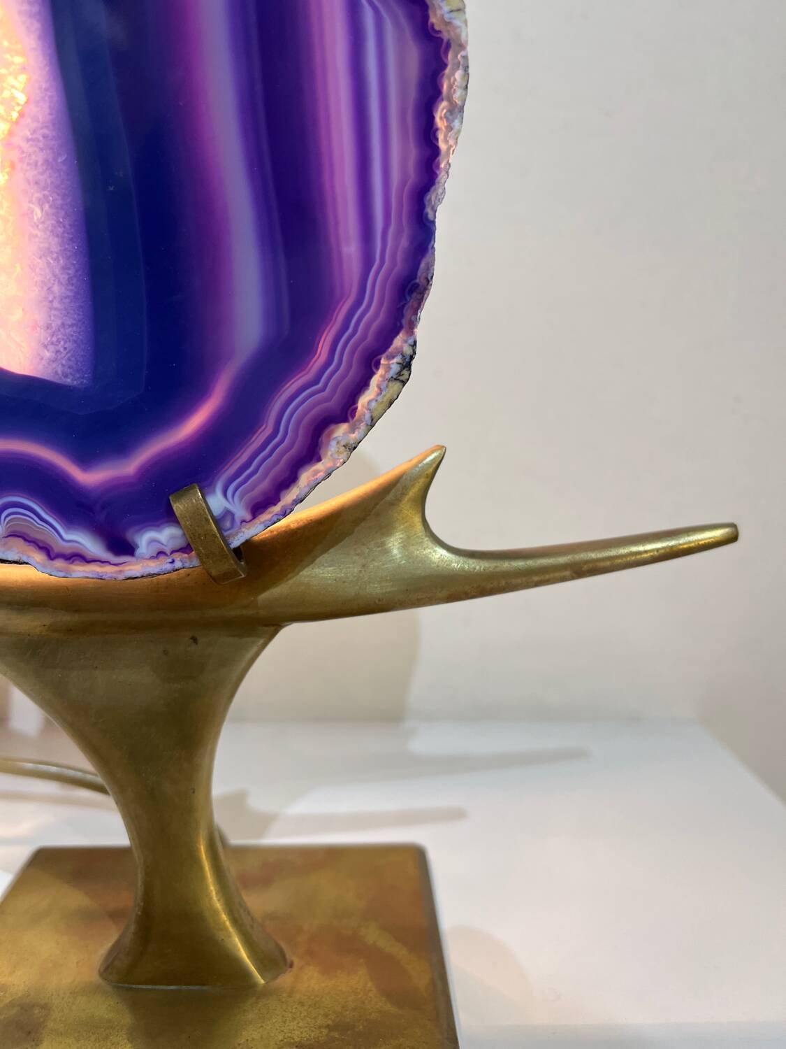 Lampe sculpture par Willy Daro