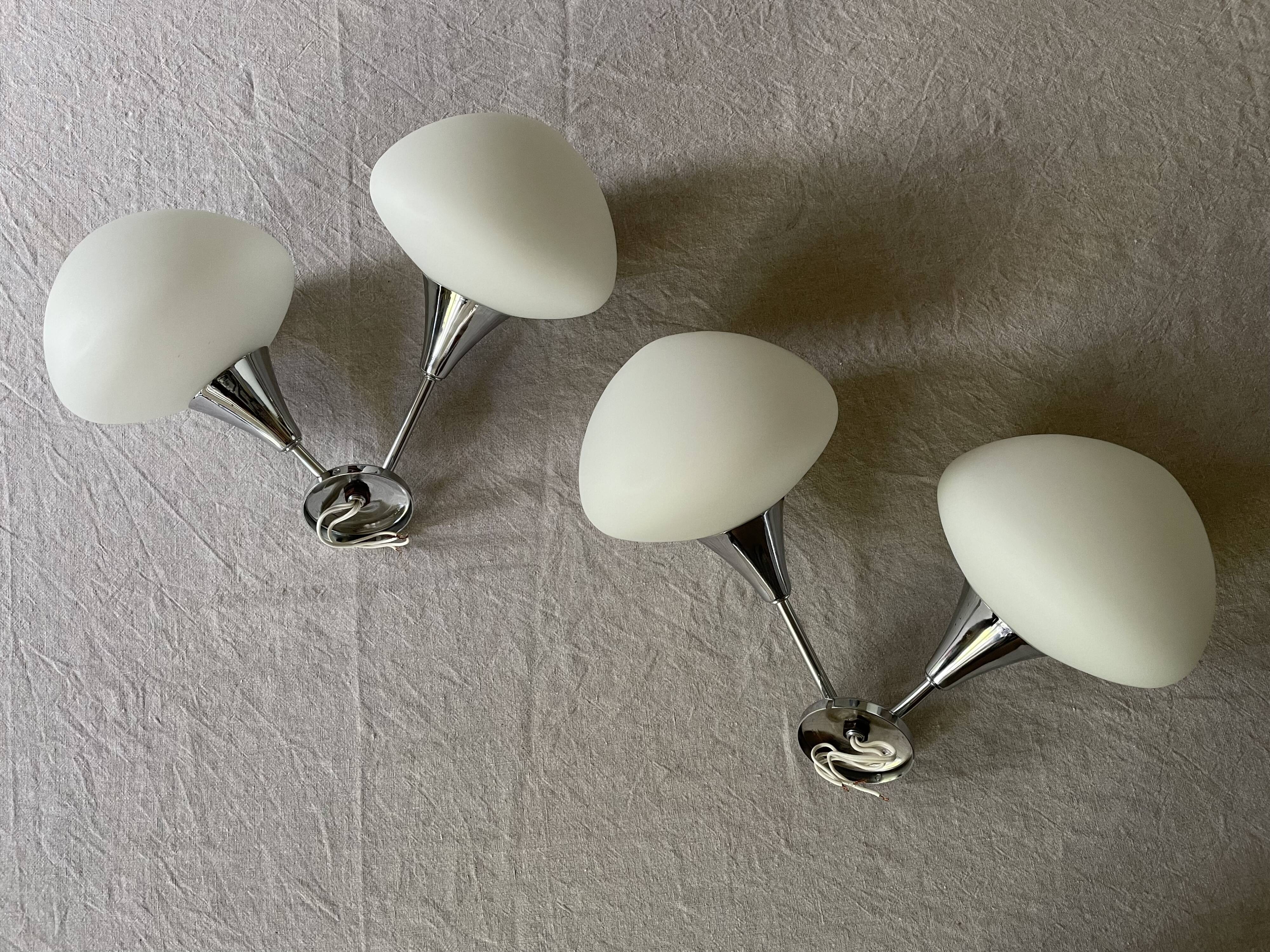 Double wall lamps Gaetano Sciolari 1970's