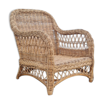 Wicker armchair 1960