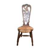Chaise art populaire/art nouveau