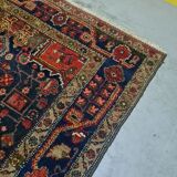 Old hand knotted kurdish woolen kolyai carpet. mid 20th century.