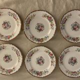 English dessert service 6 plates and 1 Grafton Royal dish