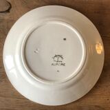 8 dessert plates made of antique earthenware