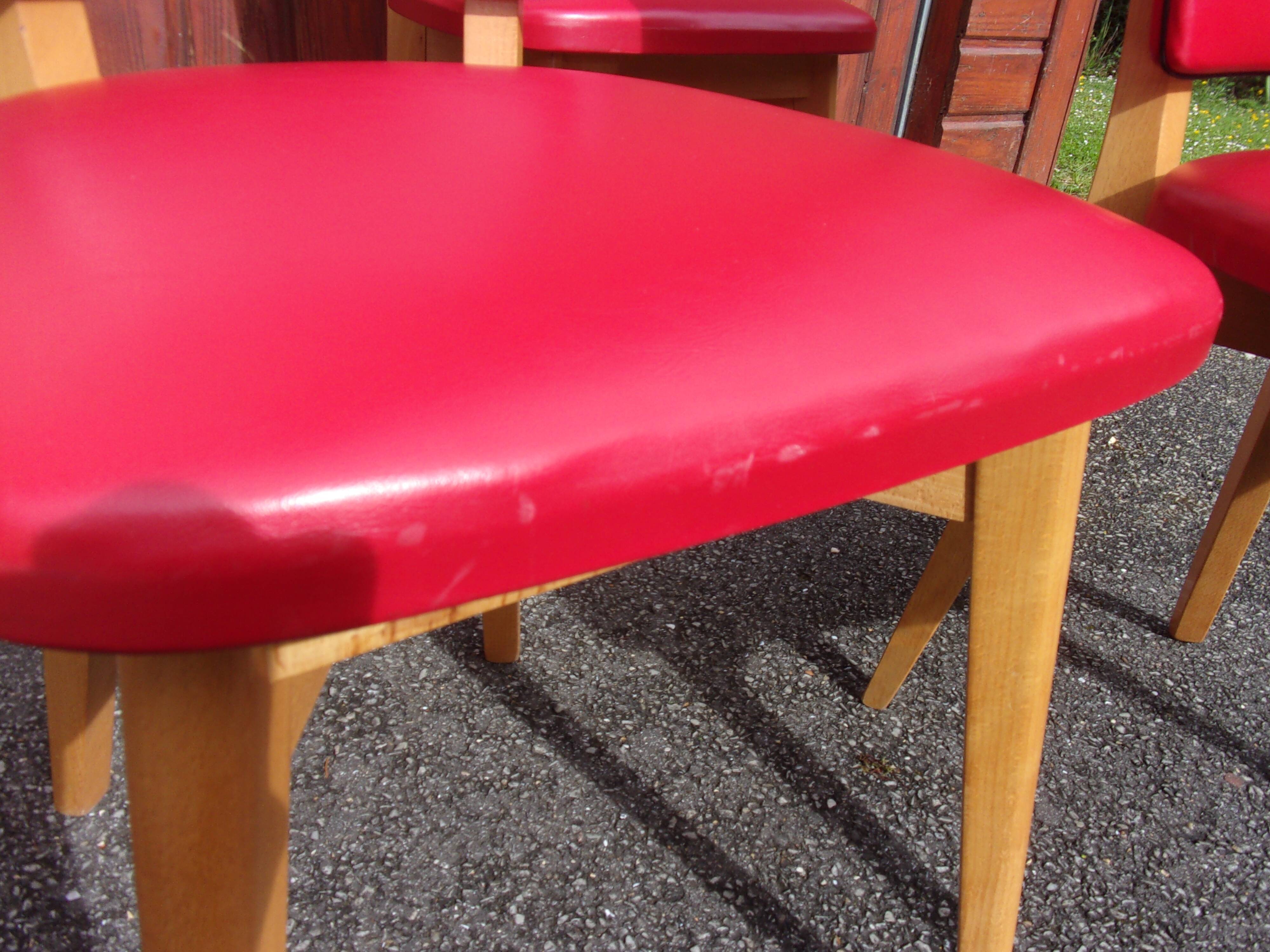 Set of 4 chairs Manucere 1972