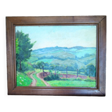 Landscape of limousin by gaston dardaillon (19th-20th century)