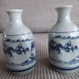 A pair of vintage Chinese vases