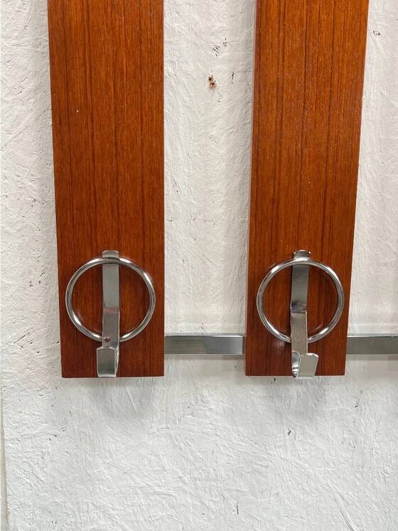 Porte-manteau mural vintage, crochets de l'ère spatiale, années 1970 Pays-Bas