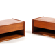 Paire de chevets en bois