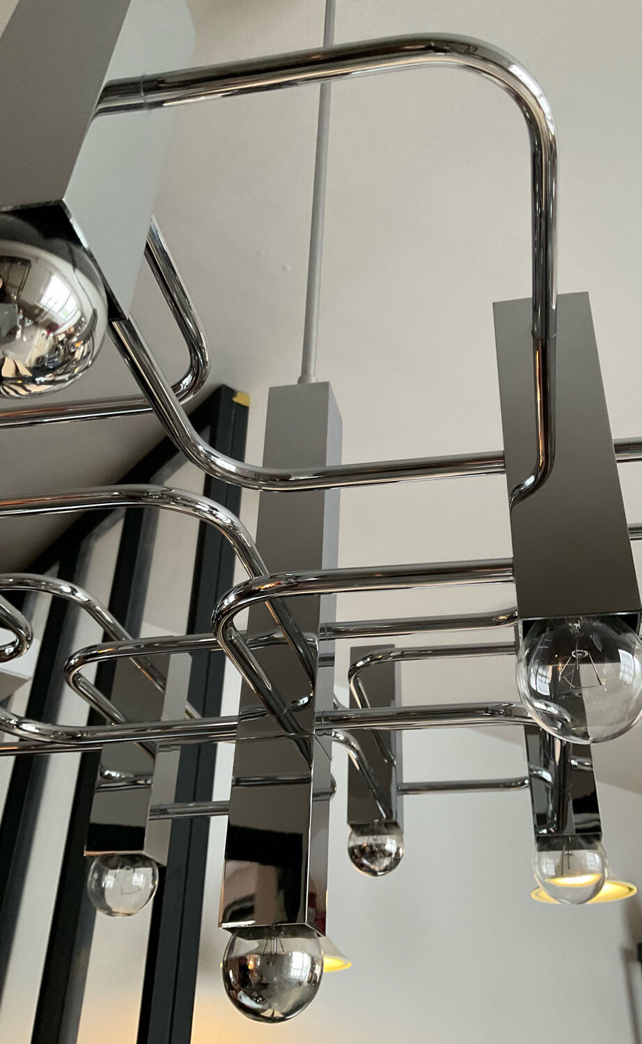 Sciolari chandelier distributed by Boulanger from the 70s