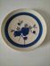 Rare Gien plate, Guy pattern – hand-painted blue decoration – late 19th century