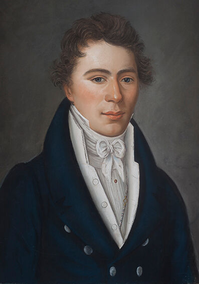 Portrait man in pastel 1818 - 18 x 24 cm