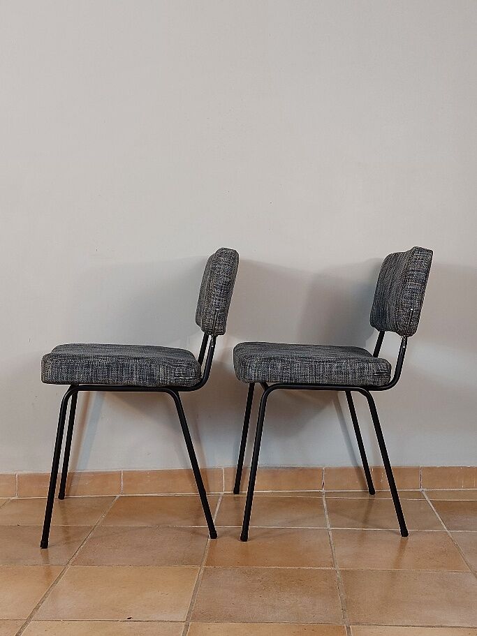 Set de 4 chaises design André Simard, édition Airborne, 1960
