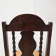 Ensemble de 6 chaise paille et bois tourné vintage