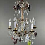 Crystal Chandelier with Tassels, Early 20th Century