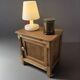 Small antique oak piece of furniture - 1940s
