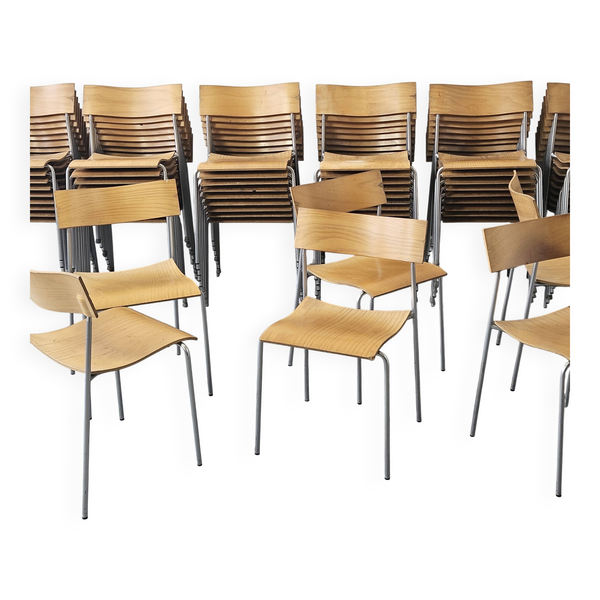 50 Campus chairs by Johannes Foersom, Sweden 1990s