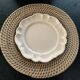 Lot of 6 sub plates of wicker rattan presentation