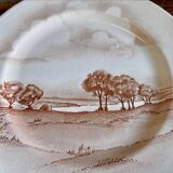 Vintage landscape plate