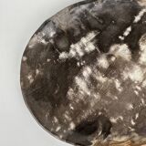 Dish in petrified wood