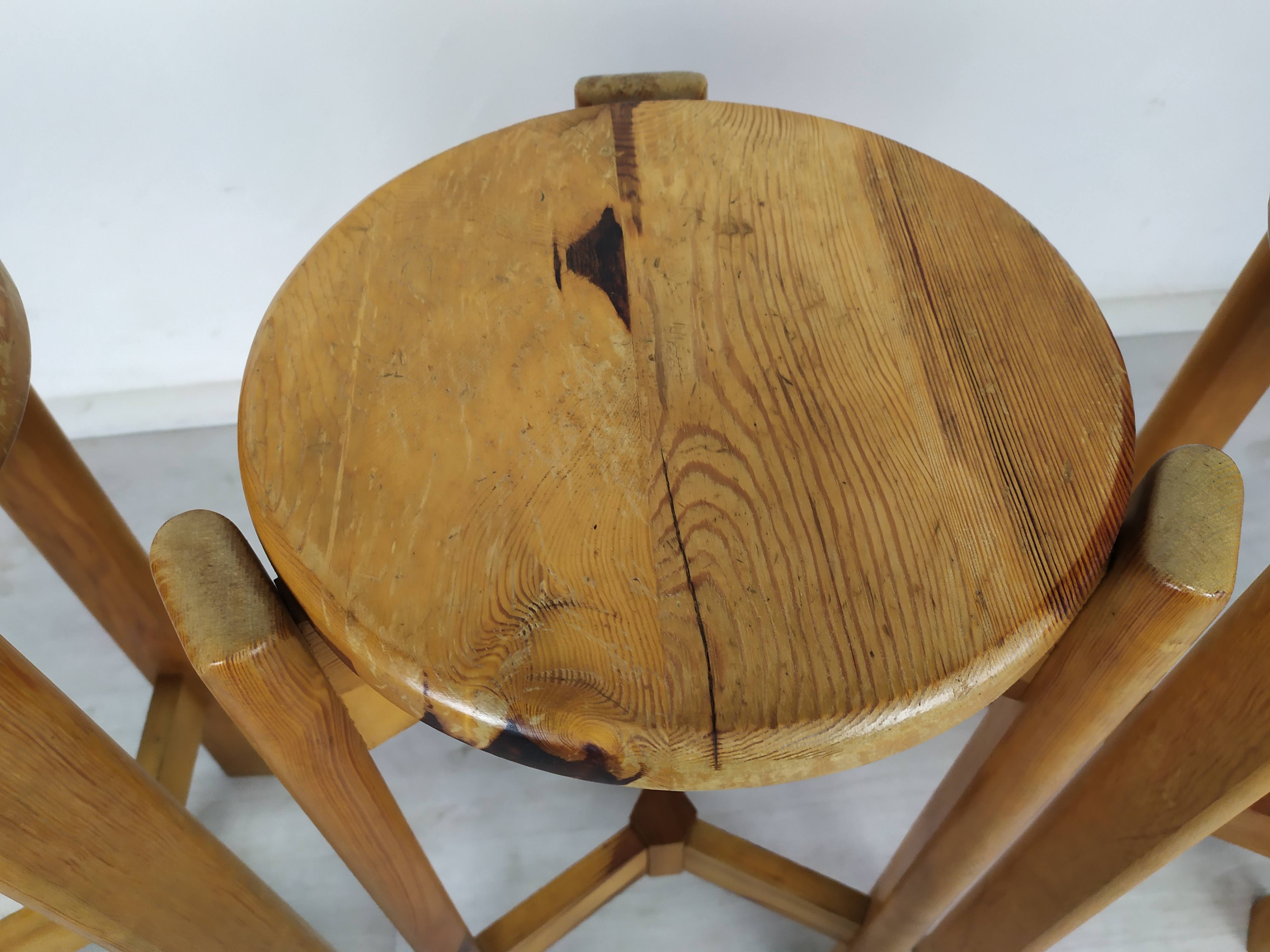 Vintage chalet bar stools