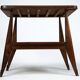 Mid-Century Modern Italian wooden Side table. Italy 1950s
