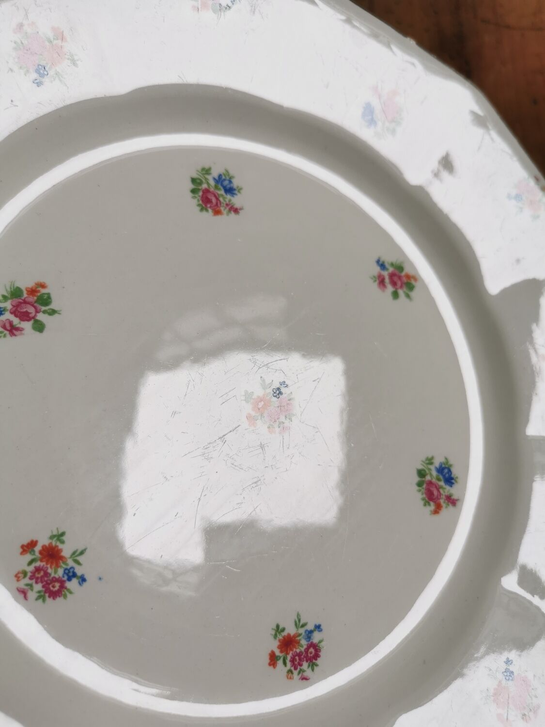 Vintage flat plates Digoin