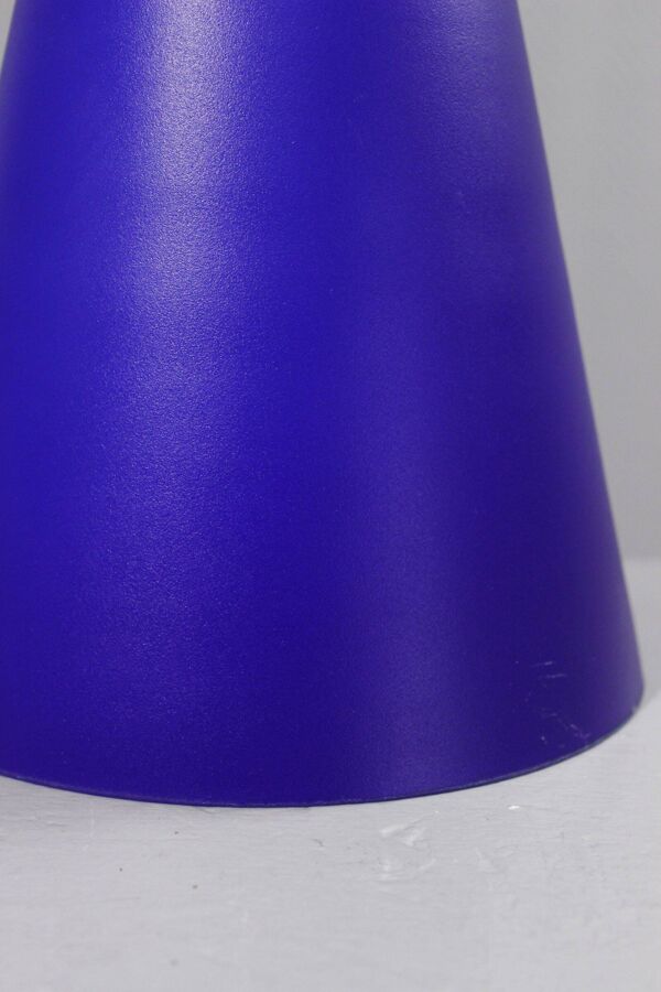 SCE pour Habitat lampe ''Teepee'' bleue 35cm design post-moderne 1990s