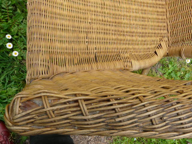60s wicker chair
