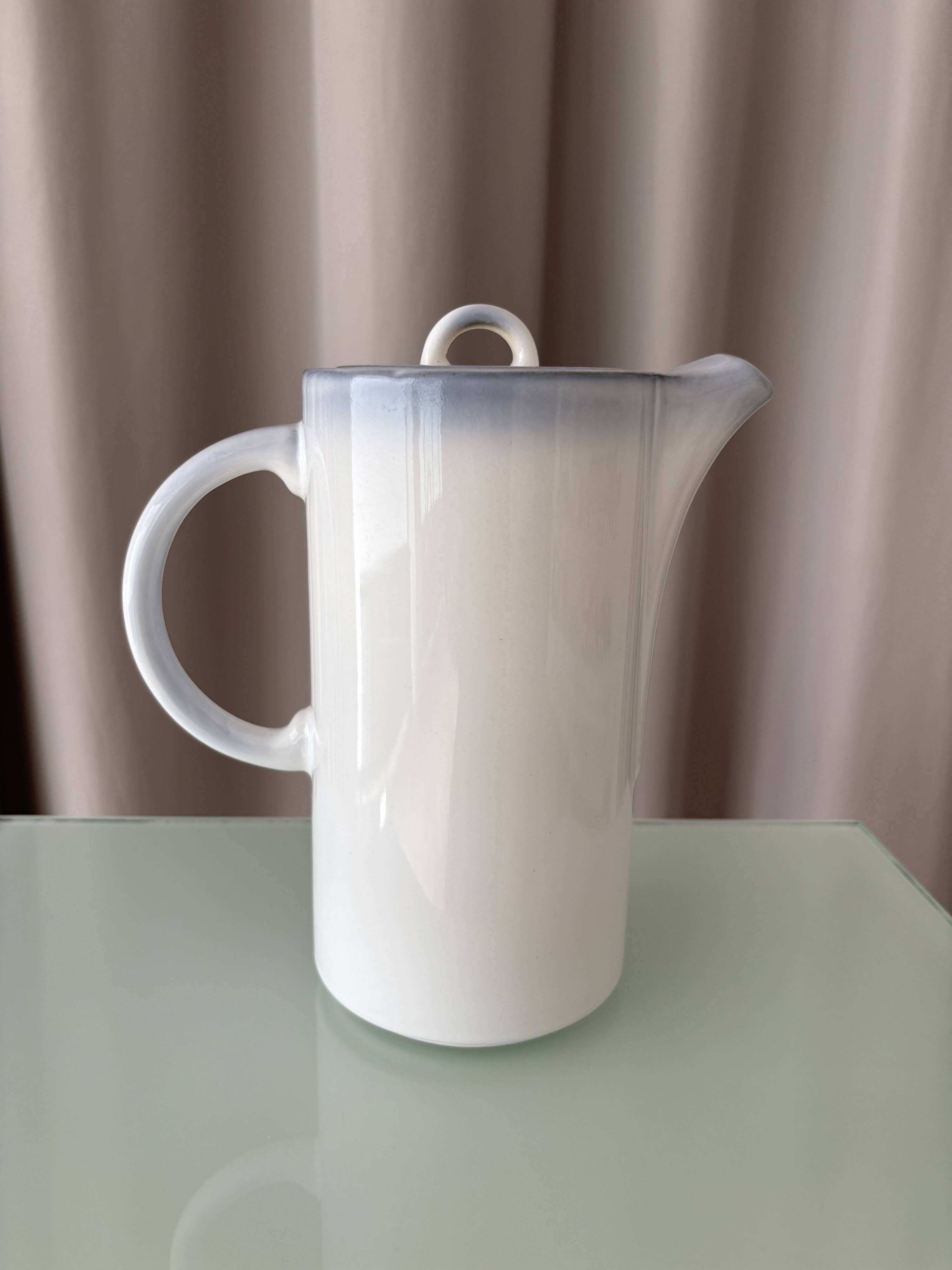 Cafetière / théière vintage Salins-les-Bains – céramique française