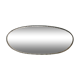 Bevelled oval mirror 20x35cm