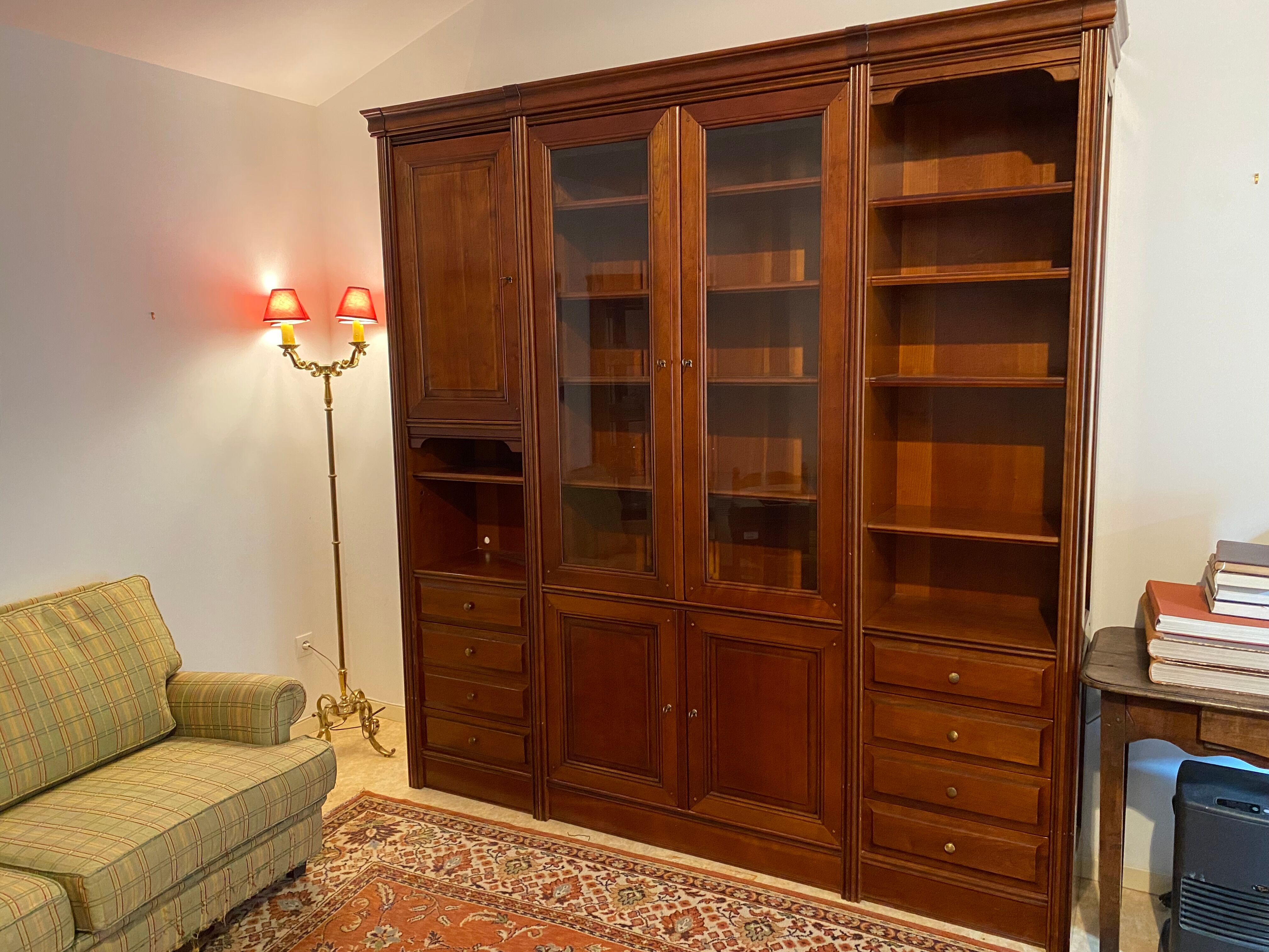 Library/cherry cabinet