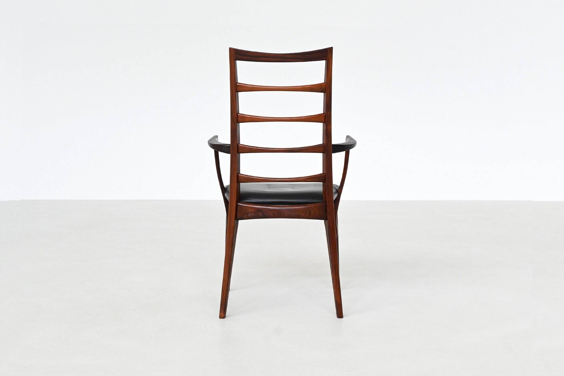 Niels Koefoed Model 'Lis' armchair in rosewood Denmark 1960