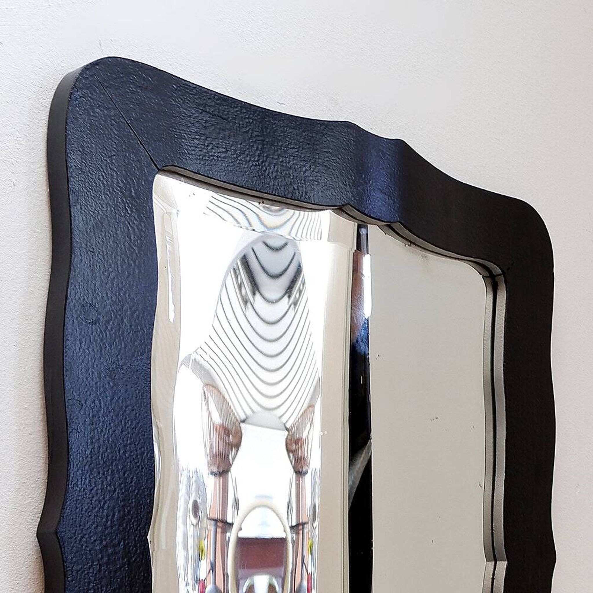 Miroir déformant convexe et concave vintage - 20ème siècle