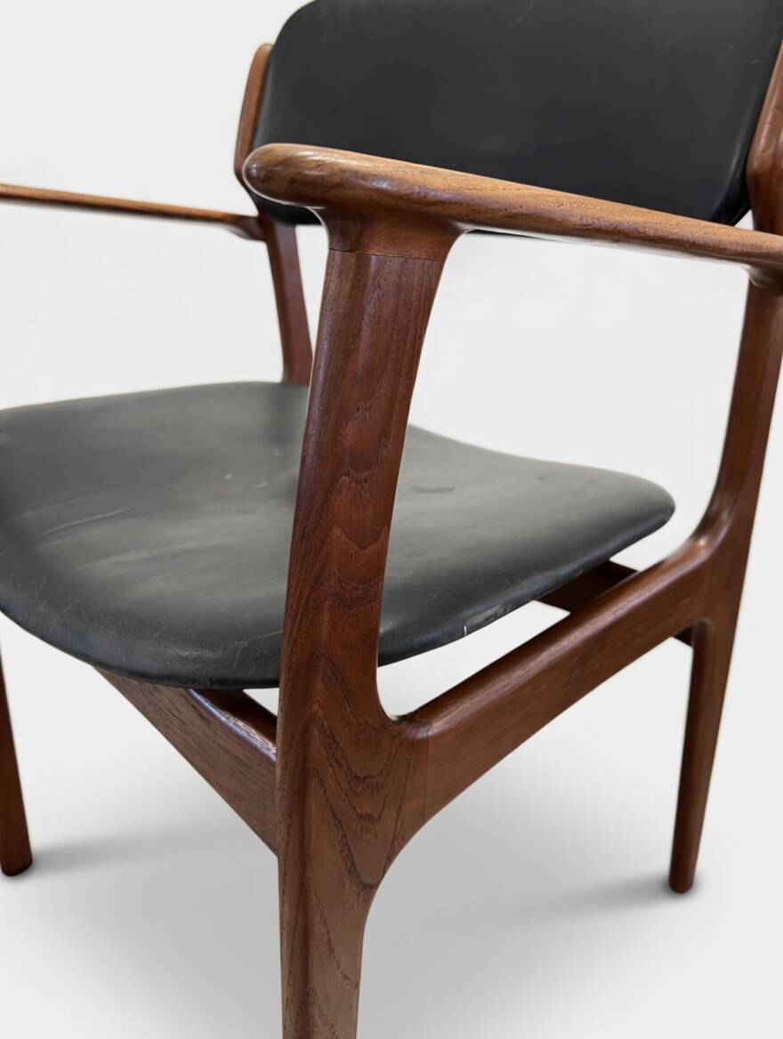 Erik Buch Rosewood Captains Chair, Model 50