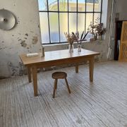 Table de ferme extensible en chêne massif