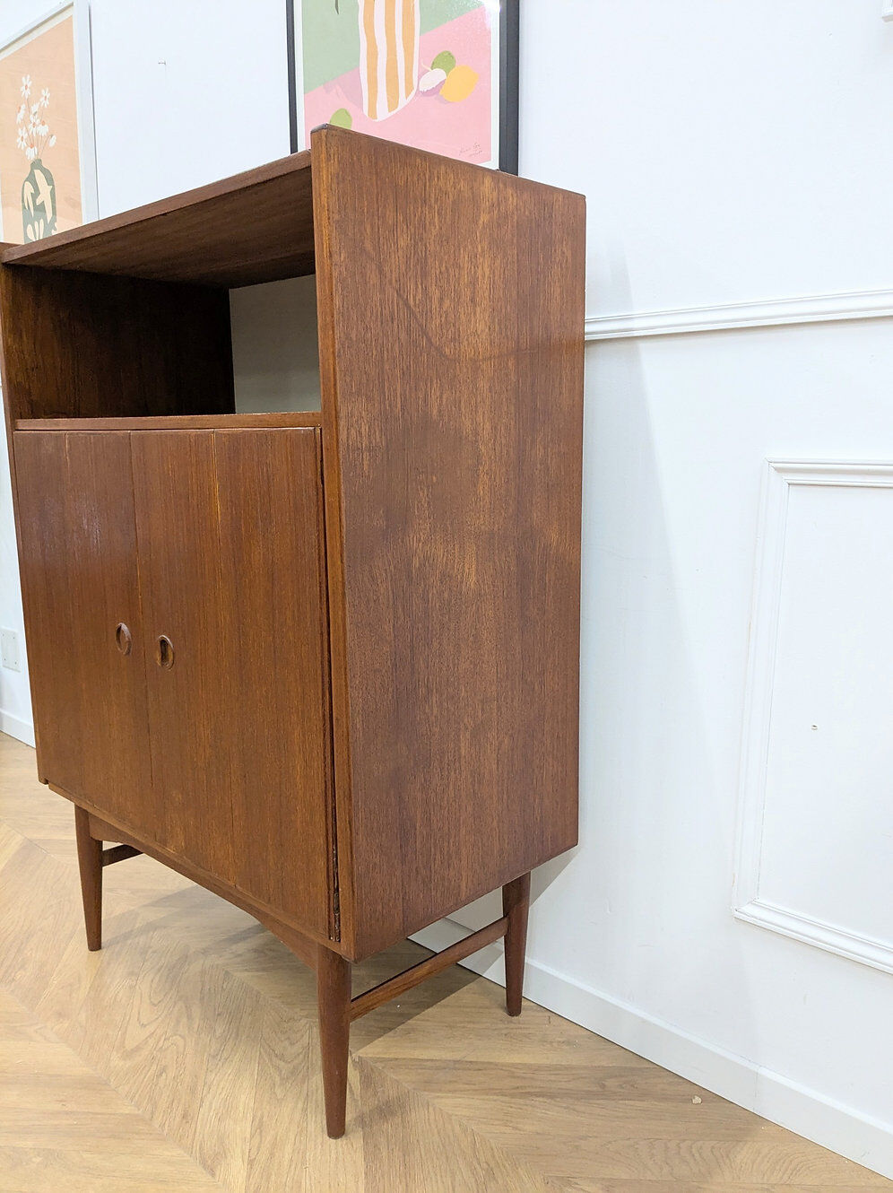 Vintage Scandinavian teak sideboard from the 60s