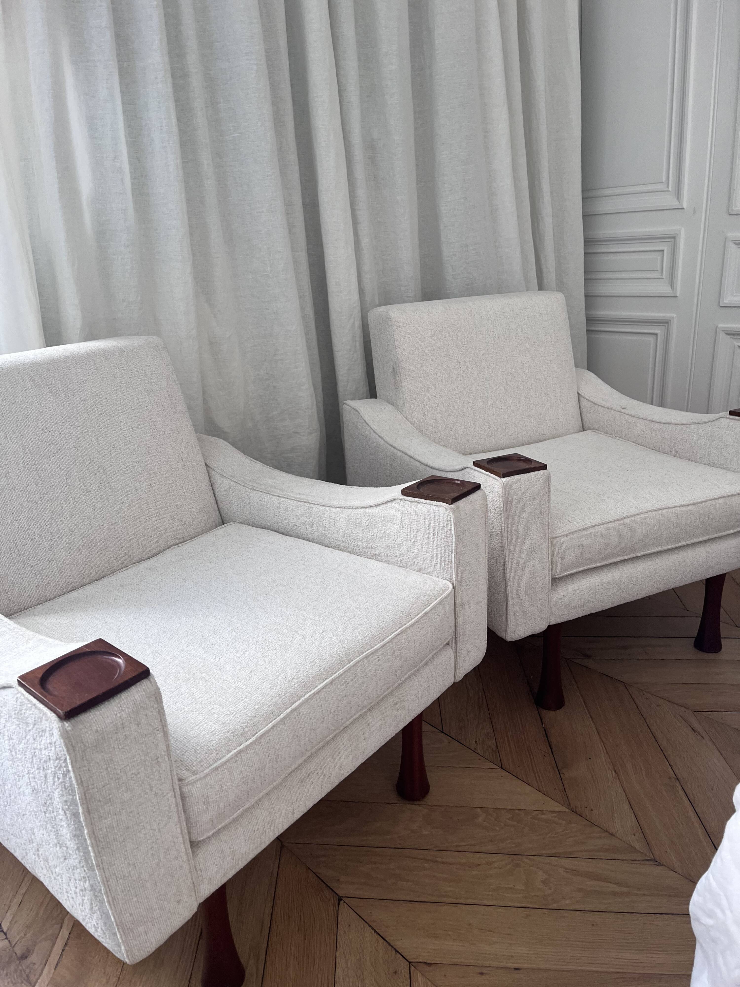Vintage Italian Two-Seater Sofa, 2 Lounge Chairs Angelo Mangiarotti, 1970s